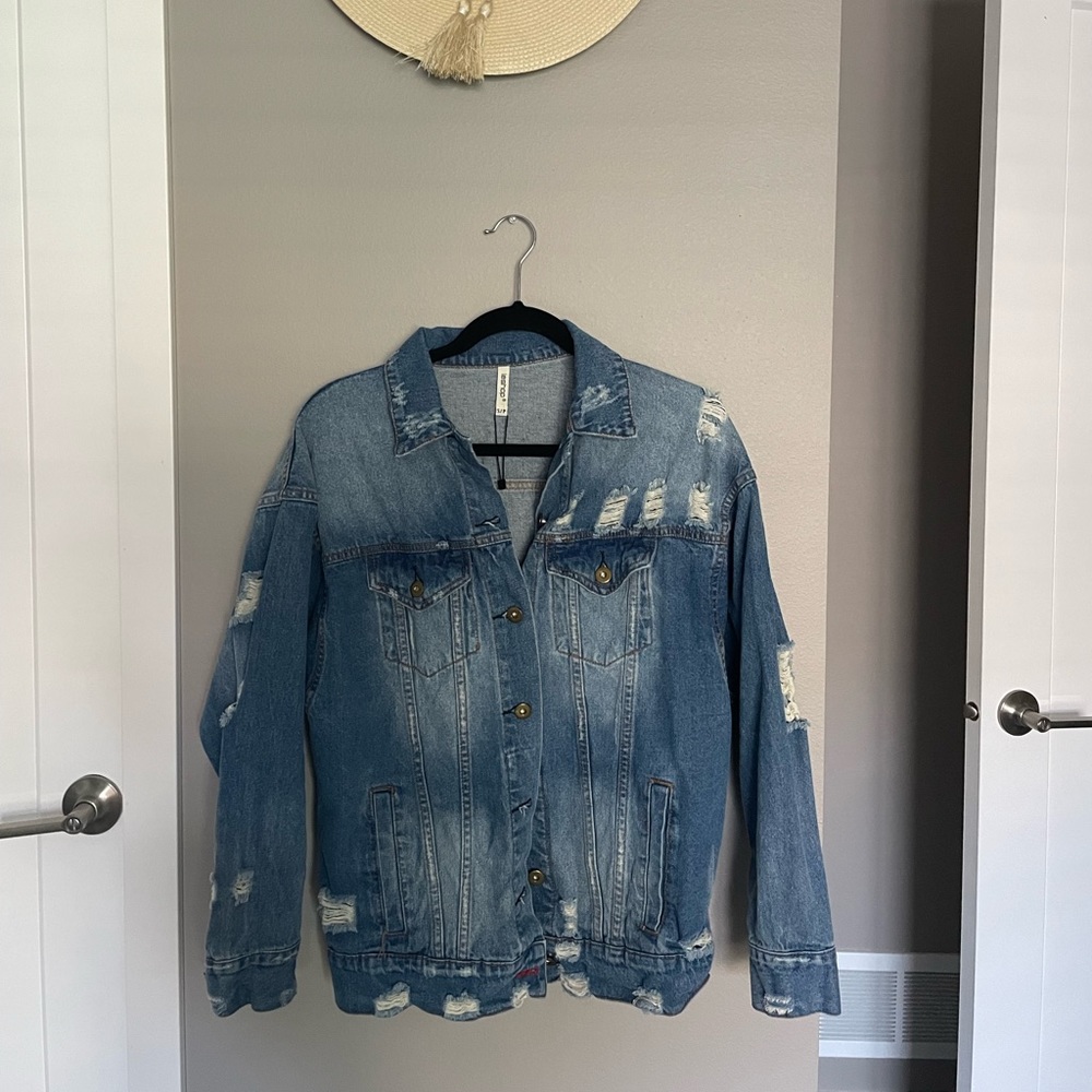 Oversized jean jacket - Picture 4 of 5